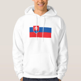 Hooded Sweatshirt mit Flagge in der Slowakei