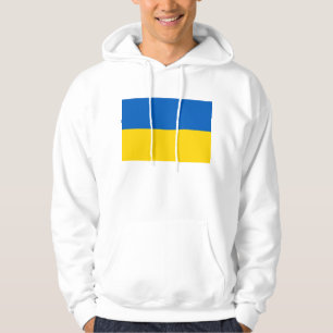 Hooded Sweatshirt mit Flagge in der Ukraine