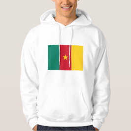 Hooded Sweatshirt mit Flagge Kameruns