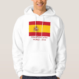 Hooded Sweatshirt mit Flagge Spaniens