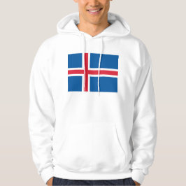 Hooded Sweatshirt mit Flagge von Island