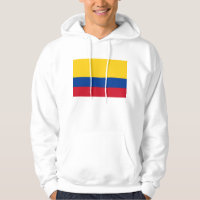Hooded Sweatshirt mit Flagge von Kolumbien