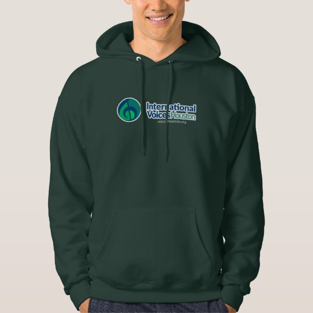 Hooded Sweatshirt mit IVH-Logo - Deep Forest (Vorderseite)