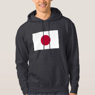 Hooded Sweatshirt mit japanischer Flagge