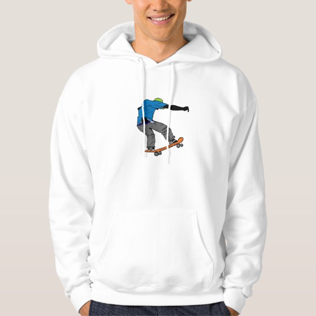 Hoodie das Skateboard der Männer (Vorderseite)