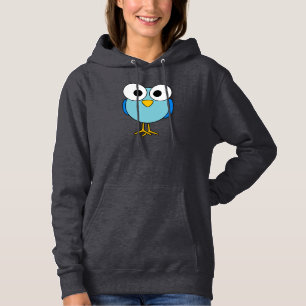 Hoodie der Googly der mit Augen Vogel-Frauen