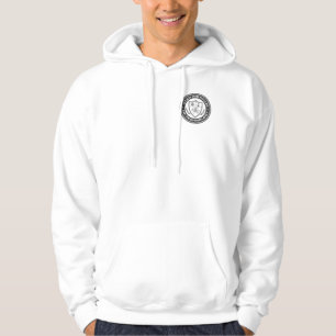 Hoodie der Utah-Institut-Männer Zipweiß