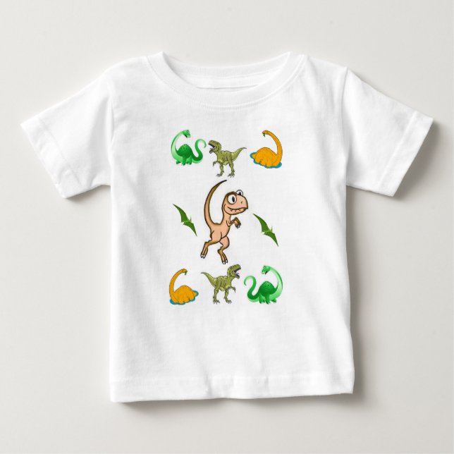 Hoodie Dinosaurs Toddlers Baby T-shirt (Vorderseite)