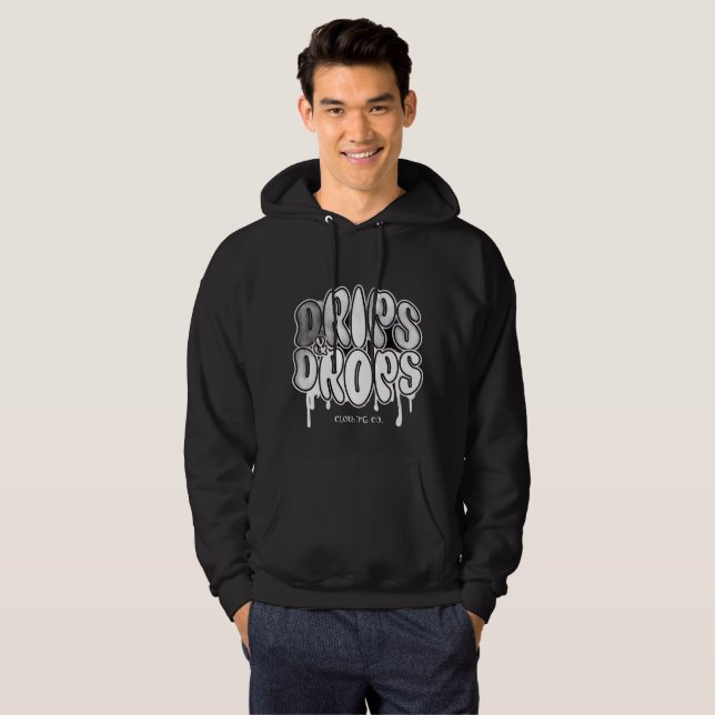 Hoodie Drips und Drops (Vorne ganz)