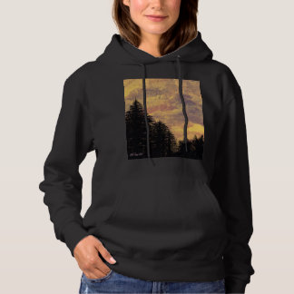 Hoodie "Golden Sunset Pines" von All Joy Art