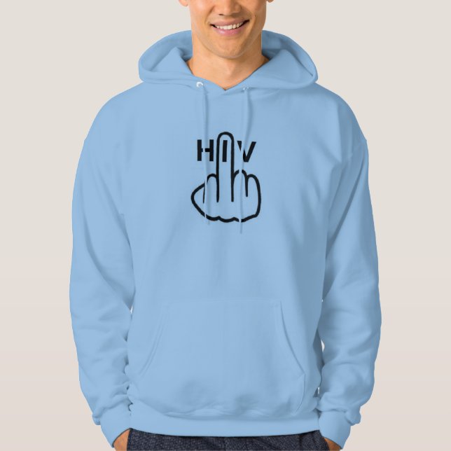 Hoodie HIV Gedreht (Vorderseite)