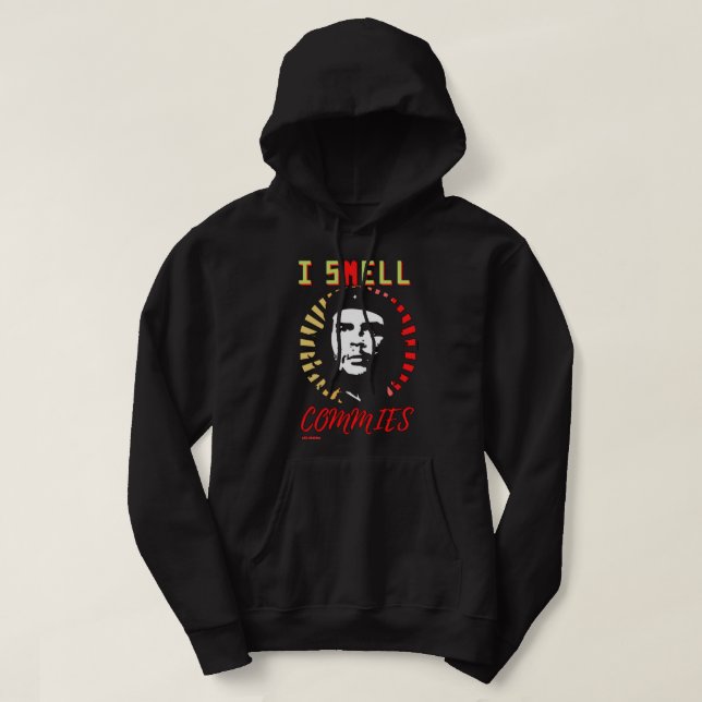 hoodie "I SMELL COMMIES" (Design vorne)