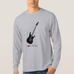 Hoodie mit Abbildung einer elektrischen Gitarre T-Shirt