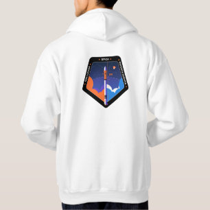 Hoodie mit dem Spica-Missionspatch
