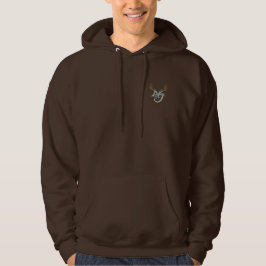 Hoodie mit Logo auf Front und Rückseite