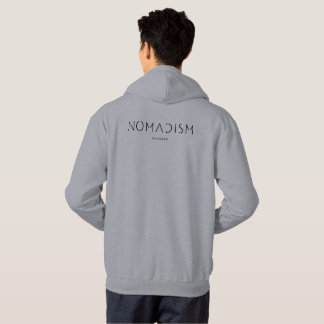 Hoodie Nomadism Records Schwarzes Logo