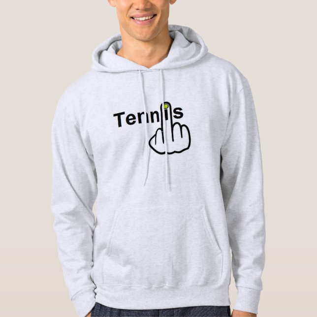 Hoodie Tennis Dreh (Vorderseite)