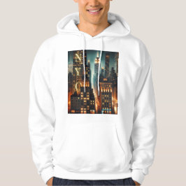 Hoodie vom Empire State Skyline Hoodie: Wolkenkrat