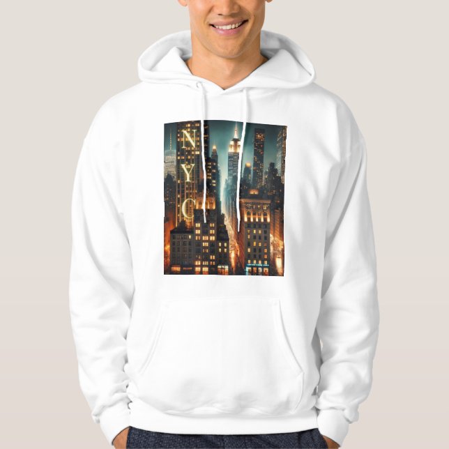 Hoodie vom Empire State Skyline Hoodie: Wolkenkrat (Vorderseite)