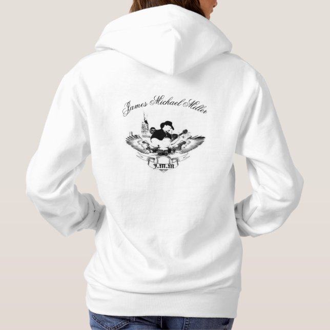 Hoodie von James Michael Miller (Rückseite)