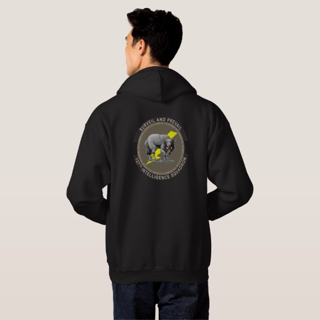 Hoodie "Wolf in Schafskleidung" (Schwarz voll)
