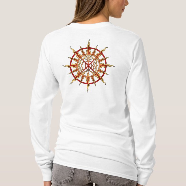 Hoodie Women's Spiritual Tribal Shirt der ersten N (Rückseite)