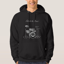 Hoodies, Schwarz, Musikdesign Hoodie