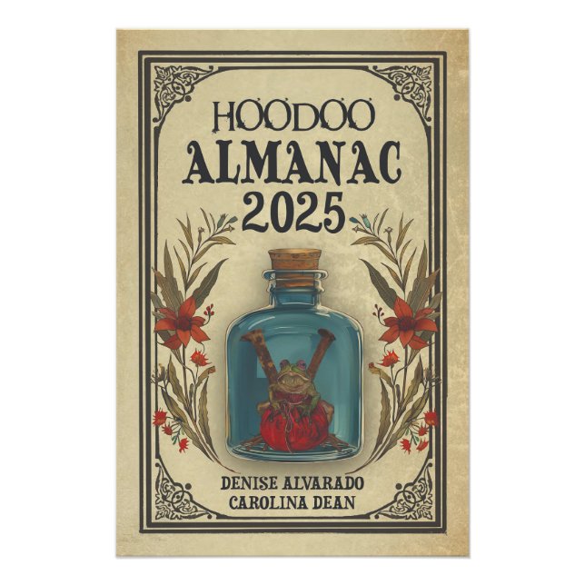 Hoodoo Almanac 2025 Cover Art Glossy Poster (Vorderseite)