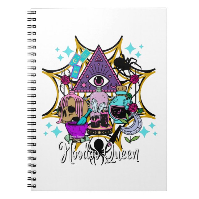 Hoodoo Queen Notizblock (Vorderseite)