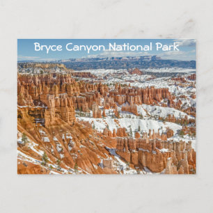 Hoodoos am Sunset Point Bryce Canyon Nationalpark Postkarte