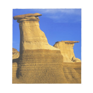 Hoodoos bei Drumheller Alberta, Kanada 2 Notizblock