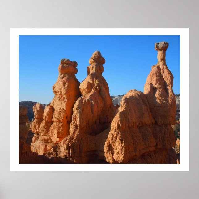 Hoodoos of Bryce Canyon National Park Nature Foto Poster (Vorne)