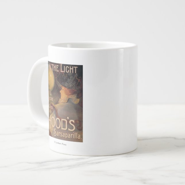 Hood's Sarsaparilla Promotionposter Jumbo-Tasse (Vorderseite Links)