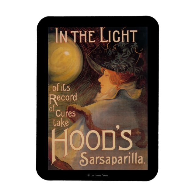 Hood's Sarsaparilla Promotionposter Magnet (Vertikal)