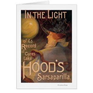 Hood's Sarsaparilla-Werbeplakat