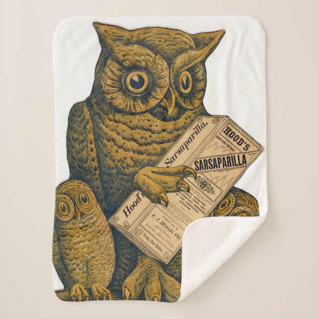 Hood's Sarsaparilla Wiederherstellung Tonic. Sherpadecke (Vorderseite)