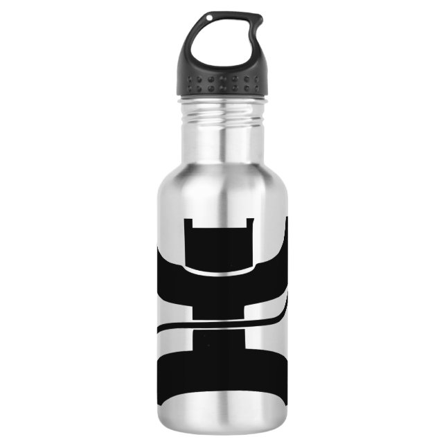 Hooey Welder-Logo Edelstahlflasche (Vorderseite)