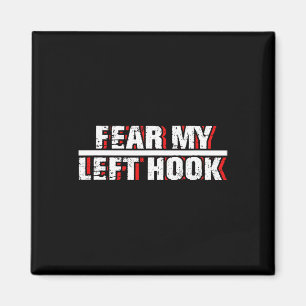 Hook Links Kickboxer Kampfsport MMA-Trainer Magnet
