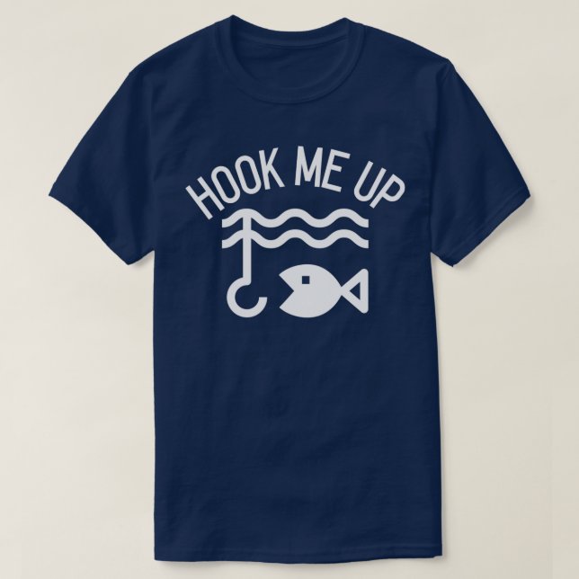 Hook mich auf T-Shirt (Design vorne)