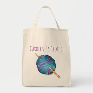 Hook und Garne personalisiert mit Ihrem Namen Tragetasche