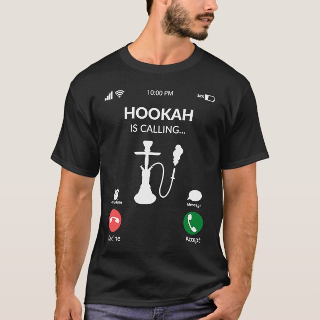 Hookah nennt Shihsa Hookah Idea T-Shirt (Vorderseite)