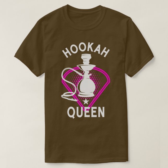 Hookah Wasserpfeife Shisha Vaper Frauen T-Shirt (Design vorne)