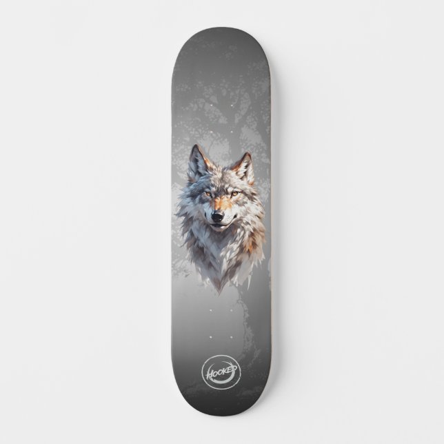 Hooked - Apex Series - Skateboard "Timber Wolf" (Vorderseite)