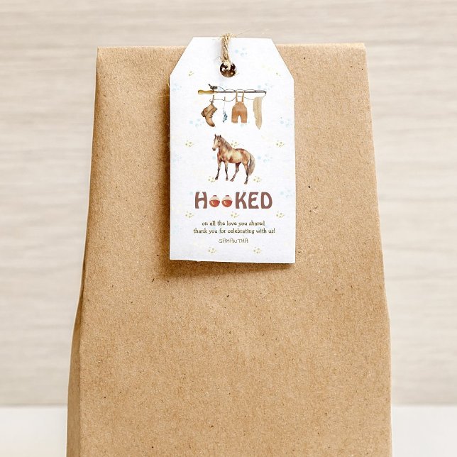 Hooked auf der ganzen Liebe Fischen Derby Baby Dus Geschenkanhänger (Von Creator hochgeladen)