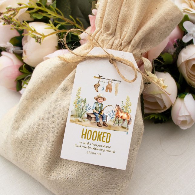 Hooked auf der ganzen Liebe Fisherman Derby Baby S Geschenkanhänger (Von Creator hochgeladen)