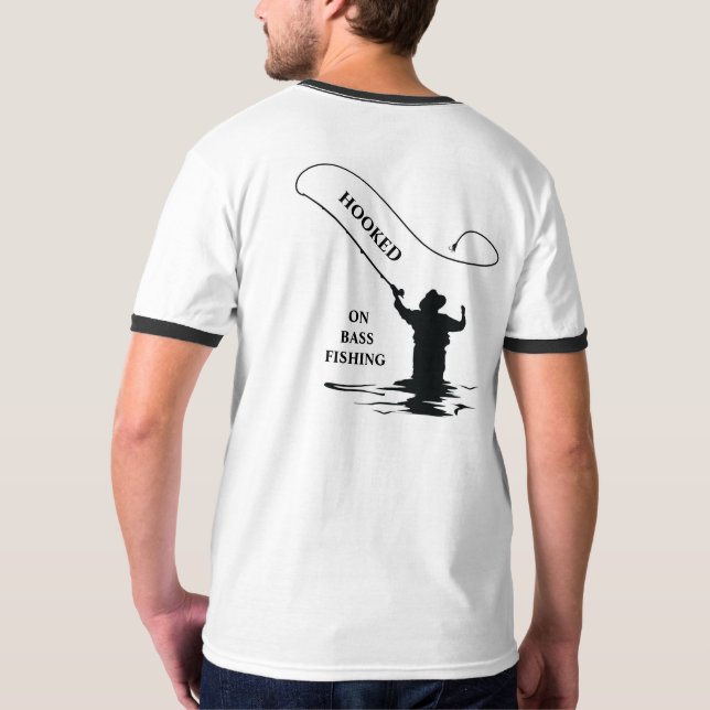 HOOKED ON BASS FISHING T-Shirt (Rückseite)