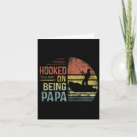 Hooked on be Papa Fishing Gifts Papa Vaterland D