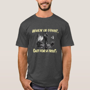Hooked On Fishing Anpassbar T-Shirt