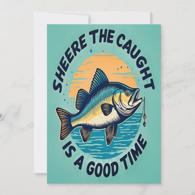 Hooked on Fun Einladung (Vorderseite)