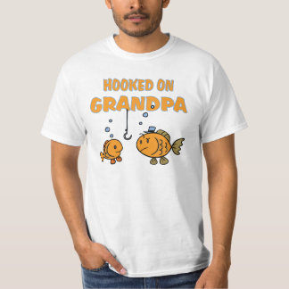 Hooked on Grandpa (Fisch) T-Shirt